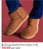Snug Boots Size 3-8
