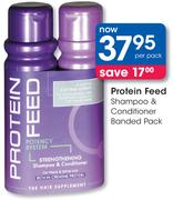 Protein Feed Shampoo & Conditioner Banded Pack
