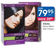 Clicks Gloss Effect Hair Colour Each