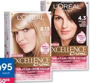 L'Oreal Excellence Creme Hair Colour Each