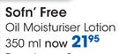 Sofn' Free Oil Moisturiser Lotion- 350ml