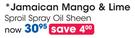  Jamaican Mango & Lime Sproil Spray Oil Sheen