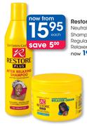 Restore Plus Neutralising Shampoo- Each