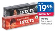 Inecto Permanent Hair Colour- Each