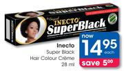 Inecto Super Black Hair Colour Creme- 28ml