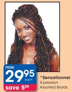 Sensationnel X-Pression Assorted Braids