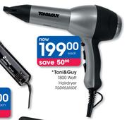 Toni & Guy 1800Watt Hairdryer TGDR5355DE