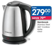 Kambrook Stainless Steel 360 Degree Cordless Kettle KSK65