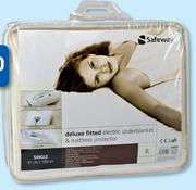Safeway Deluxe Fitted Electrical Underblanket Single