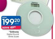 Safeway Digital Round White Scale Each