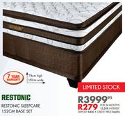 Restonic Sleepcare 152Cm Base Set