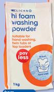 Clicks Hi Foam Washing Powder-1kg