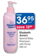 Elizabeth Anne's Special Baby Shampoo With Pump-500ml