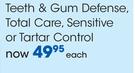 Listerine Teeth & Gum Defence, Total Care, Sensitive Or Tarter Control Each