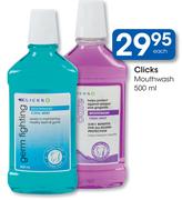 Clicks Mouthwash-500ml Each