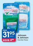 Johnson & Johnson Dental Floss Each
