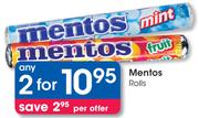 Mentos Rolls-2's