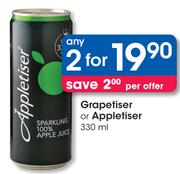 Grapetiser or Appletiser-2x330ml