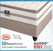 Posture Premier Sealy Solaro 152Cm Base Set