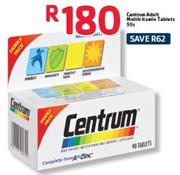  Centrum Adult Multivitamin Tablets-90's