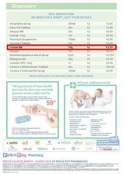 Pick n Pay : Pharmacy ( 25 Mar - 06 Apr 2014 ), page 2