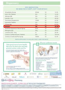 Pick n Pay : Pharmacy ( 25 Mar - 06 Apr 2014 ), page 2