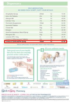 Pick n Pay : Pharmacy ( 25 Mar - 06 Apr 2014 ), page 2