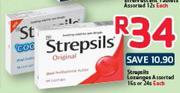 Strepsils Lozenges Assorted-16's Or 24's Each