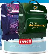 Boomerang XXL Big Wheel Hardcase Trolley Selected Designs-Each