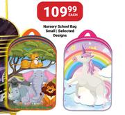 Nursery School Bag Small Selected Designs-Each