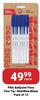 PNA Ballpoint Pens Fine Tip Red/Blue/Black Pack Of 12-Each