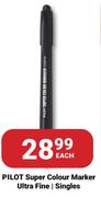 Pilot Super Colour Marker Ultra Fine Singles-Each