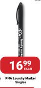 PNA Laundry Marker Singles-Each