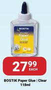 Bostik Paper Glue (Clear)-118ml
