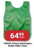 Trefoil Primary School Apron Double Sided Green-Each