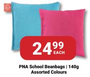 PNA School Beanbags Assorted Colours-140g Each