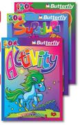 Butterfly Activity Book 304 Page Bumper 240 Page Giant 304 Page-Each