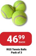 RGS Tennis Balls Pack Of 3-Each