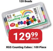 RGS Counting Cubes 100 Piece-Each