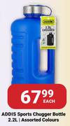 Addis Sports Chugger Bottle Assorted Colours-2.2L Each