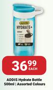 Addis Hydrate Bottle Assorted Colours-500ml Each
