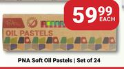 PNA Soft Oil Pastels Set Of 24-Each