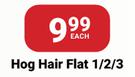 PNA Paint Brush Hog Hair Flat 1/2/3-Each