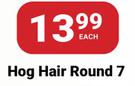 PNA Paint Brush Hog Hair Round 7-Each