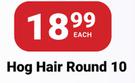 PNA Paint Brush Hog Hair Round 10-Each