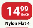 PNA Nylon Paint Brush (Flat) 4-Each