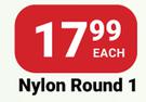 PNA Paint Nylon Brush (Round) 1-Each
