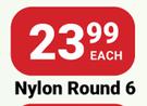 PNA Paint Nylon Brush (Round) 6-Each
