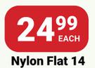 PNA Nylon Paint Brush (Flat) 14-Each