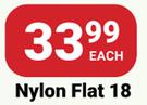 PNA Nylon Paint Brush (Flat) 18-Each